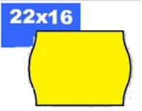 Blitz COR_IS2216S Árazószalag, 22x16 mm, sárga kép