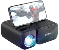 Blitzwolf BW-V3 Bw-v3 wi-fi + bluetooth fekete mini led projektor kép
