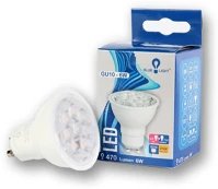 Blue light H30LEDBL860 Led 6w gu10 2700k 470lm kép