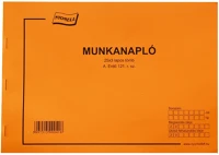 Bluering 121/V Erdő munkanapló a4, fekvő 25x3 példányos 121/v kép