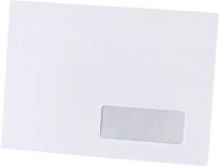 Bluering 1296361 boríték lc/5 szilikonos bélésnyomott jobb ablakos 35x90mm 162x229mm kép