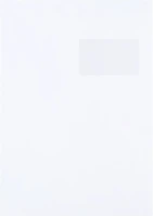 Bluering 1296444 boríték tc/4 szilikonos bélésnyomott jobb ablak 50x100mm ablak jobb kép