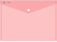 Bluering 1296531 Irattartó tasak a4, pp patentos  transzparens piros kép