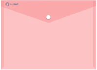 Bluering 1296591 Irattartó tasak a5, pp patentos  transzparens piros kép