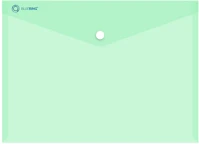 Bluering 1296593 Irattartó tasak a5, pp patentos  transzparens zöld kép