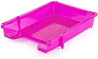 Bluering 1296609 Irattálca műanyag 460, 355x255x55mm, rózsaszín kép