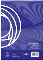 Bluering 1296612 Jegyzettömb perforált, a4, 50lap,  vonalas kép