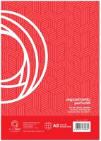 Bluering 1296613 Jegyzettömb perforált, a5, 50lap,  kockás kép