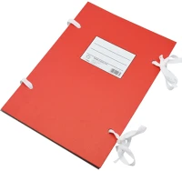 Bluering 1296647 Szalagos irományfedél a4, 1m-es szalaggal  piros kép