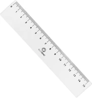 Bluering 1296748 Vonalzó 15cm, műanyag kép