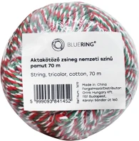 Bluering 1297238 Aktakötöző zsineg nemzeti színű pamut 70 méter kép