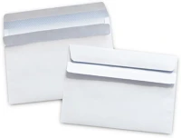 Bluering 1297249 Boríték lc/5 öntapadó bélésnyomott 162×229mm  fehér kép