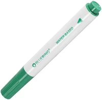 Bluering 1297319 Flipchart marker rostirón vizes kerek végű 3mm,  zöld kép