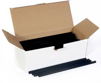 Bluering 1297376 Iratsín 10mm, 100 db/doboz,  fekete kép