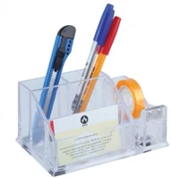 Bluering 1297459 4 rekeszes, 150x95x75mm, ragszalag tépővel műanyag,  víztiszta kép