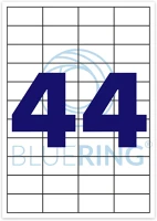 Bluering 1299703 Etikett címke, 48,5x25,4mm, 100 lap, 44 címke/lap kép