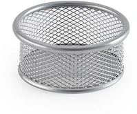 Bluering 1299832 Fémhálós gemkapocstartó kerek  ezüst kép