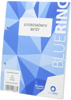 Bluering 1299984 Gyűrűskönyv betét a5, 50lap  vonalas kép