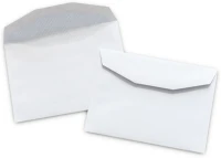 Bluering 1305786 Boríték lc/6 enyvezett bélésnyomott 114x162mm  fehér kép