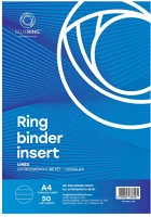 Bluering 1305877 Gyűrűskönyv betét a4, 50lap  vonalas kép