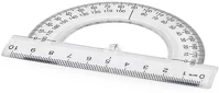 Bluering 1306182 Szögmérő műanyag 180° kép