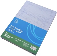 Bluering 1306414 Előlap, a4, 200 micron 100 db/csomag,  átlátszó kép