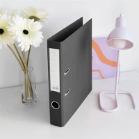 Bluering 1307334 Iratrendező a4, 5cm, két oldalt pp borítás,  premium fekete kép