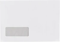 Bluering 1307487 boríték lc/5 enyvezett bélésnyomott bal ablakos 35x90mm 162x229mm b20a20 kép