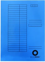 Bluering 1307697 Iratgyűjtő, táblázatos pólyás dosszié a4, 230g. karton  kék kép
