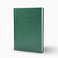 Bluering 19073 Határidőnapló agenda standard a/5, napi, fehér lapokkal (zöld) 2026. ® kép