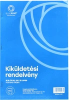 Bluering 25X2LAPOS B.18-73/UJ Kiküldetési rendelvény a hivatali, üzleti utazás költségtérítéshez a4, álló  bluering® kép
