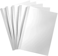 Bluering 45815 Hőkötő borító, a4, 12mm, 91-120lapig 25 db/doboz, ® fehér kép