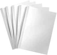 Bluering 45821 Hőkötő borító, a4, 35mm, 301-350lapig 10db/doboz, ® fehér kép