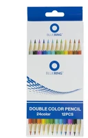 Bluering 5999093894588 Kétvégű színes ceruza készlet 24 szín kép