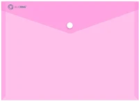 Bluering 62023 Irattartó tasak a4, pp patentos ® transzparens pink kép