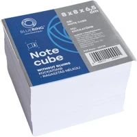 Bluering 66738 Kockatömb 8x8x6,5cm, ragasztás nélküli, ® extra fehér kép
