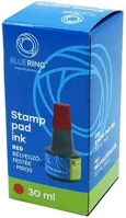 Bluering 97520 Bélyegzőfesték 30ml, piros flower 1db kép