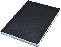 Bluering A4, 200LAP Beírókönyv a4, 200lap fekete pvc borító,  kockás kép