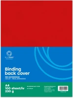 Bluering A4, 230 G Hátlap, a4, 230 g. bőrhatású 100 db/csomag,  piros kép