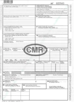 Bluering a4, 6lapos Cmr nemzetközi fuvarlevél a4, 6lapos garnitúra b.cmr/6