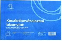 Bluering A5 25X4LAPOS Készletbevételezési bizonylat anyag bevét  fekvő 12-111/v. 8 tételes kép