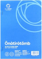 Bluering a5, 50x3lapos Önátírótömb a5, 50x3lapos franciakockás