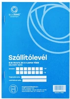 Bluering B.10-70/A/V Szállítólevél a5, 25x3lapos  ® kép