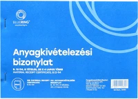 Bluering B.12-114 Készletkivételezési bizonylat a5, 25x4lapos 8 tételes  ® kép