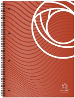 Bluering BR897725 Spirálfüzet a4, 80lap, perforált lyukasztott ® kockás kép