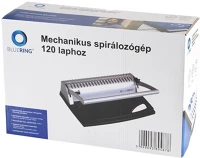 Bluering combinder 120 Spirálozógép, műanyag spirálkötéshez, 120lap lyukasztás 8lap bluering® combinder 120