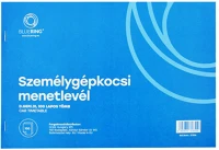 Bluering D.GEPJ.31 Személygépkocsi menetlevél 100lap,os tömb a4, fekvő  ® kép