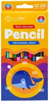 Bluering DUOCOLOR 12/24 Színes ceruza készlet, kétvégű kép