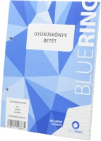 Bluering H301017329 Gyűrűskönyv betét a5, 50lap ® vonalas kép