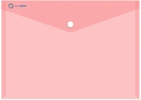 Bluering H305999093852601 Irattartó tasak a5, pp patentos ® transzparens piros kép